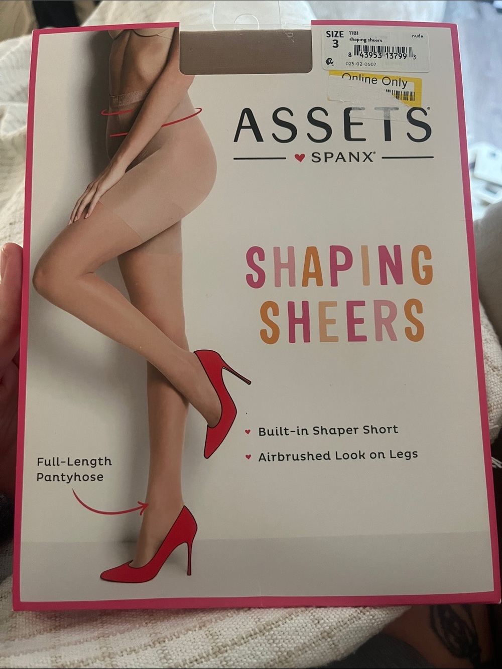 ASSETS by Spanx Shaping Sheers Full-Length Pantyhose in Nude